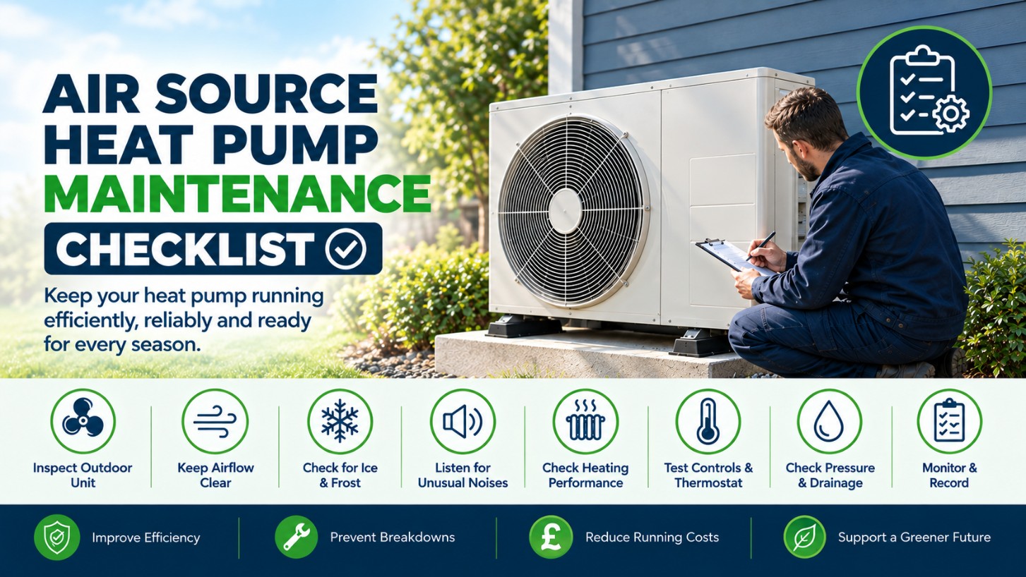 Air Source Heat Pump Maintenance Checklist: A Practical Guide for London Homeowners