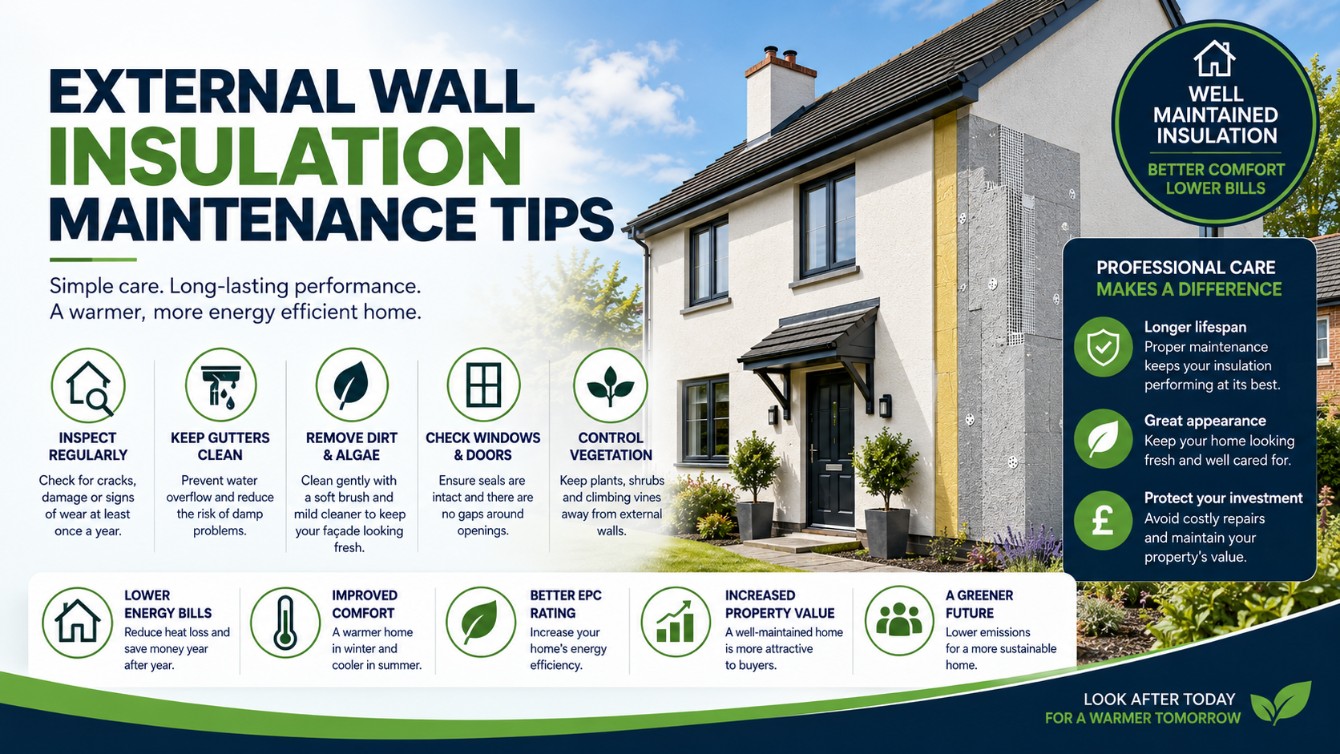 External Wall Insulation Maintenance Tips: Keep Your Home Efficient for Years