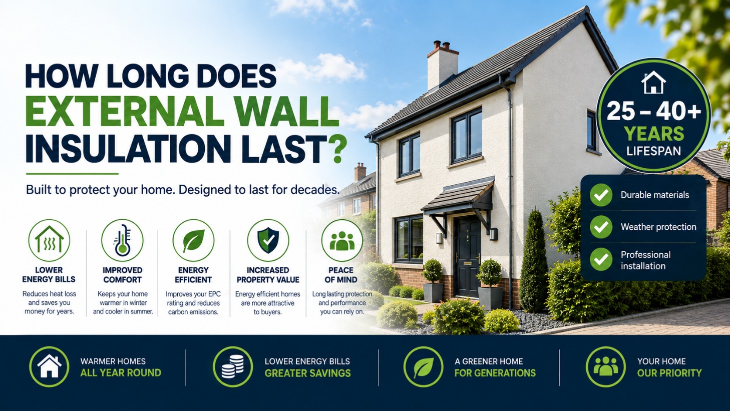 How Long Does External Wall Insulation Last? Lifespan, Maintenance, and What to Expect