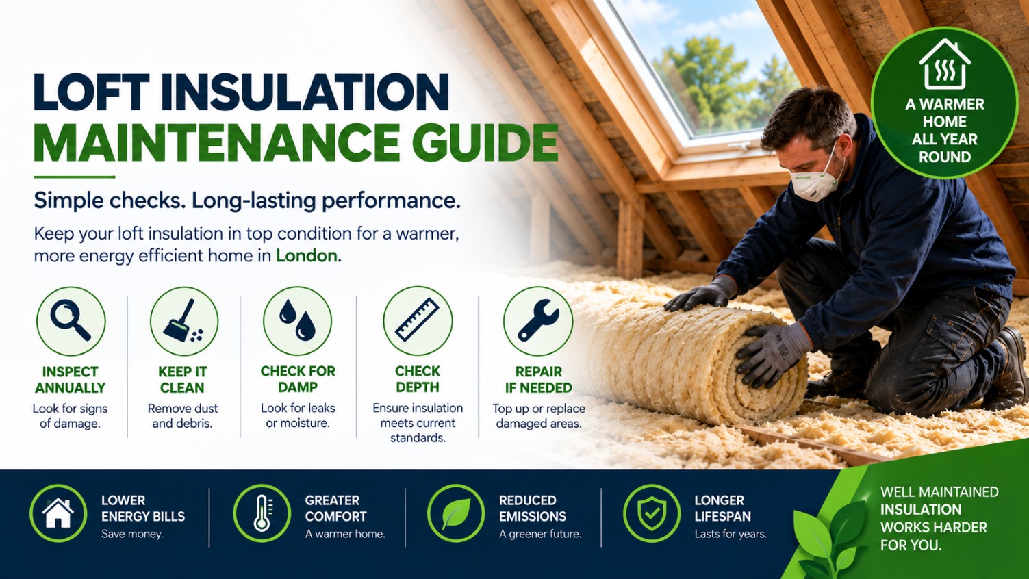 Loft Insulation Maintenance Guide: How to Keep Your Home Energy Efficient