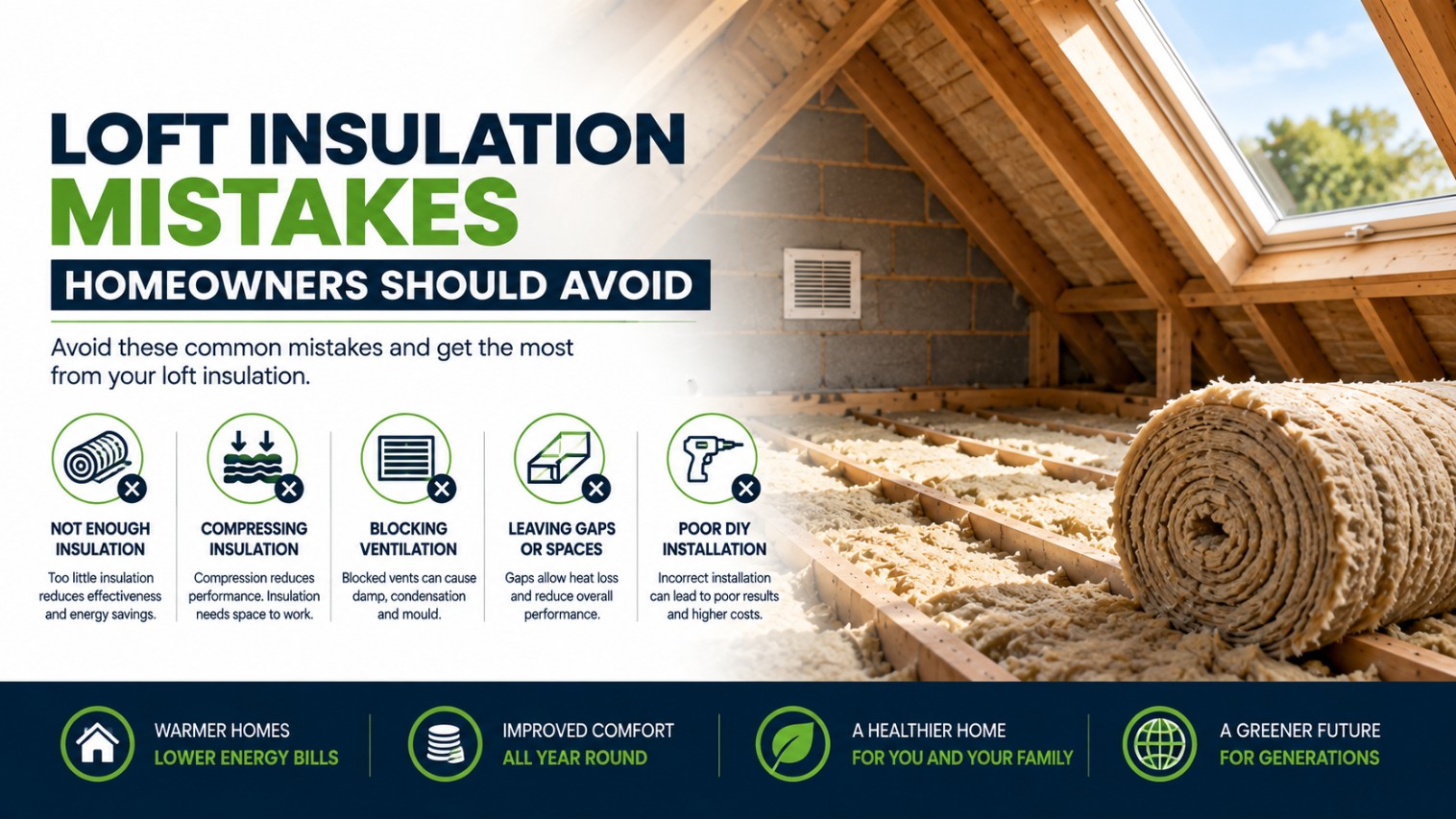 Loft Insulation Mistakes Homeowners Should Avoid: A Complete Guide for London Homes