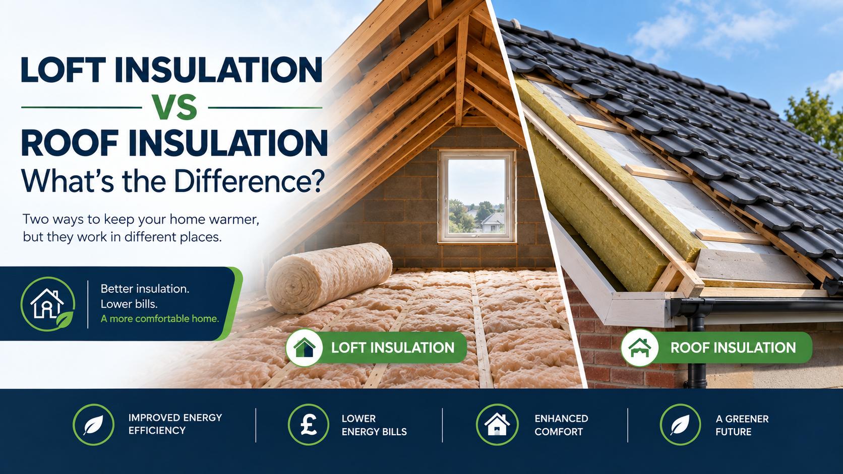 Loft Insulation vs Roof Insulation: What's the Difference?
