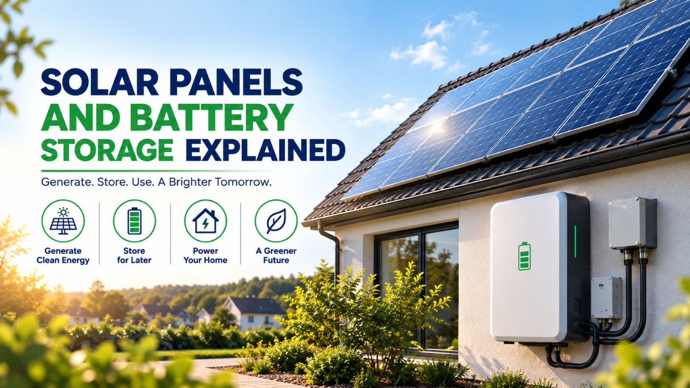 Solar Panels and Battery Storage Explained: How Do They Work Together?